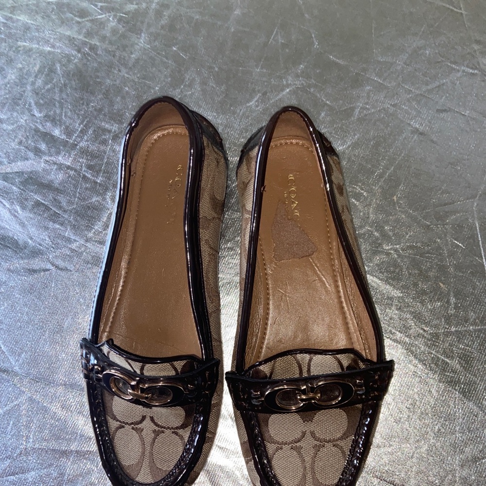 Coach driving shoes loafers
